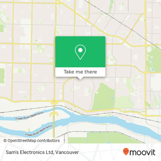Sam's Electronics Ltd map