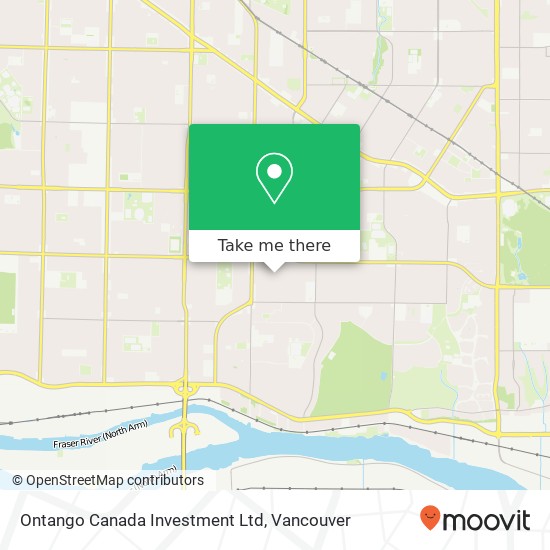 Ontango Canada Investment Ltd map