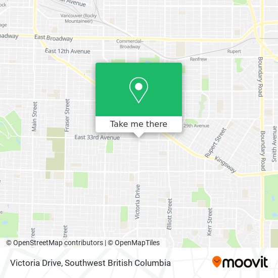 Victoria Drive map