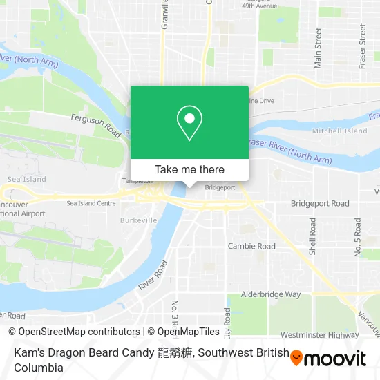 Kam's Dragon Beard Candy 龍鬍糖 map