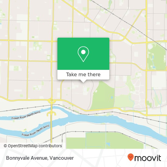 Bonnyvale Avenue map