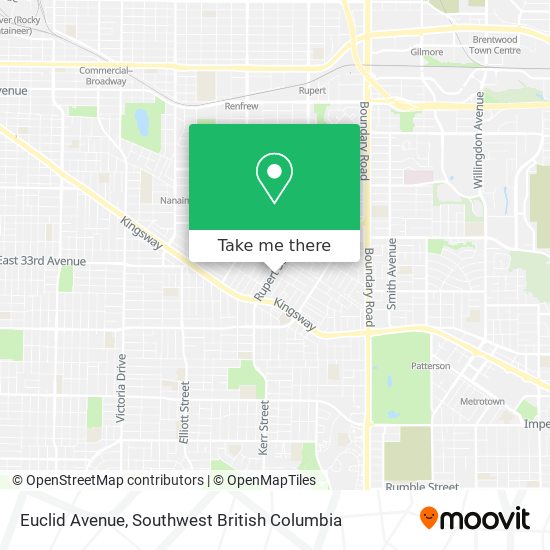 Euclid Avenue map