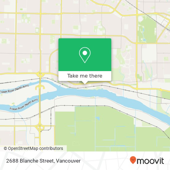 2688 Blanche Street map