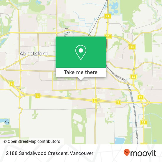 2188 Sandalwood Crescent map