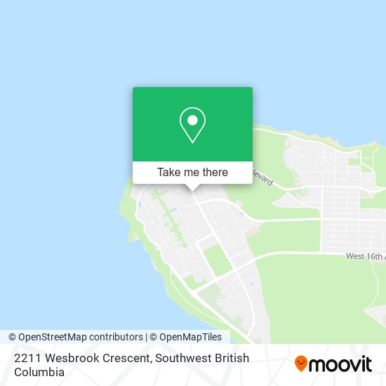 2211 Wesbrook Crescent map