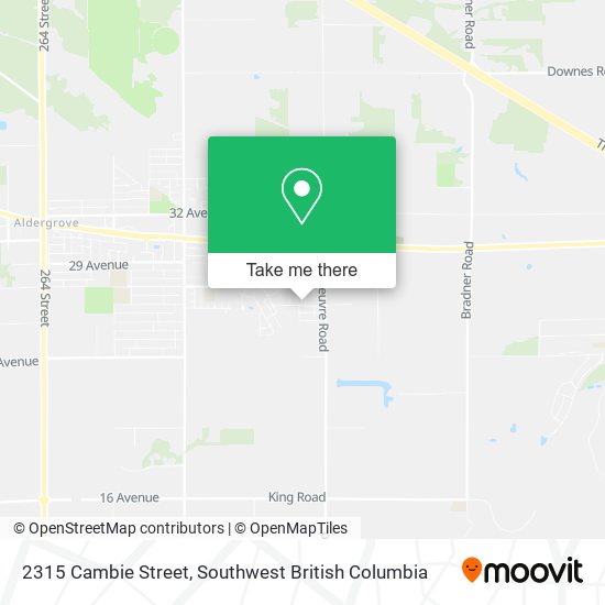 2315 Cambie Street map