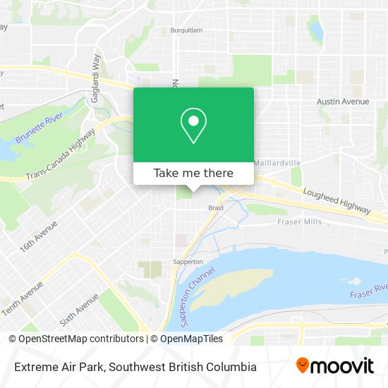 Extreme Air Park map