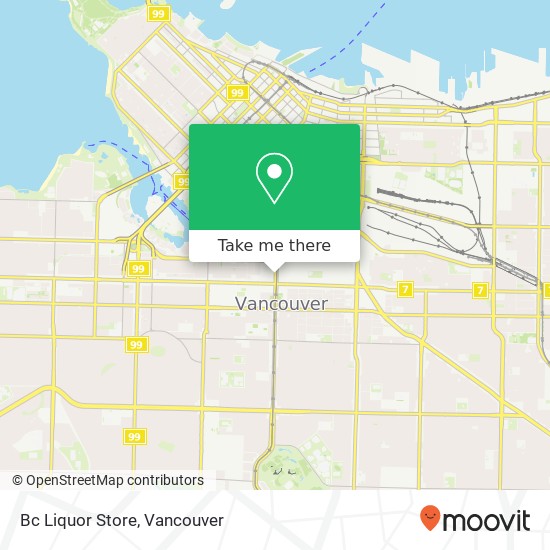 Bc Liquor Store map