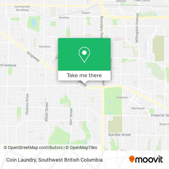 How to get to Coin Laundry in Vancouver by Bus or SkyTrain