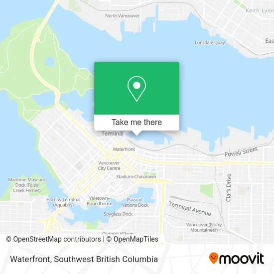 Waterfront map