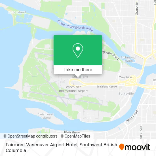 Fairmont Vancouver Airport Hotel map