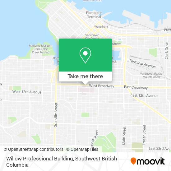 Willow Professional Building map