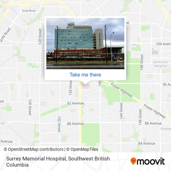 Surrey Memorial Hospital plan