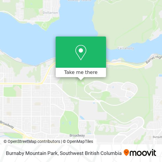 Burnaby Mountain Park plan