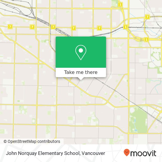 John Norquay Elementary School map