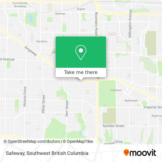 Safeway map