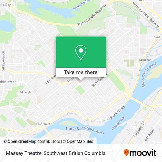 Massey Theatre map