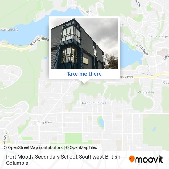 Port Moody Secondary School map
