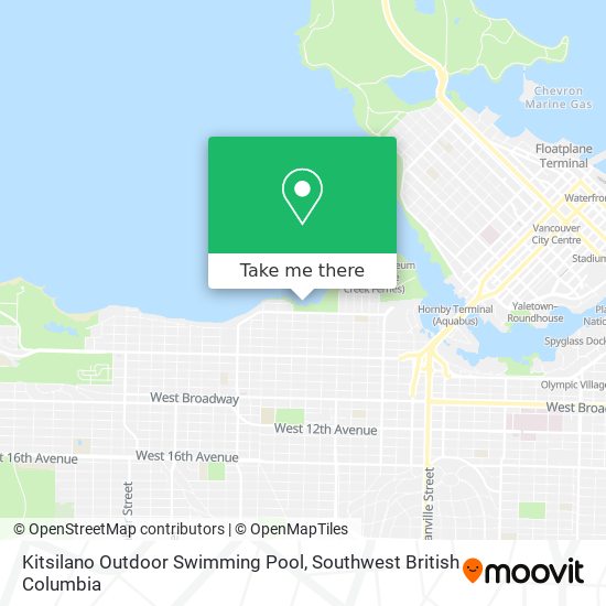 Kitsilano Outdoor Swimming Pool map