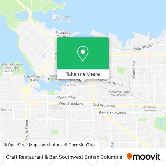 Craft Restaurant & Bar map