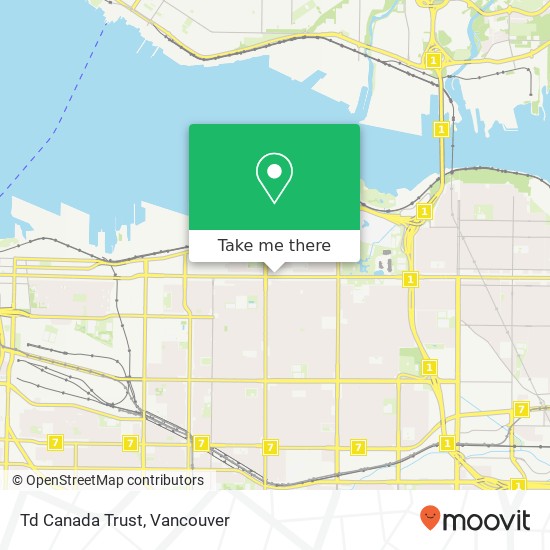 Td Canada Trust map