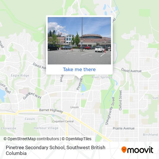Pinetree Secondary School map