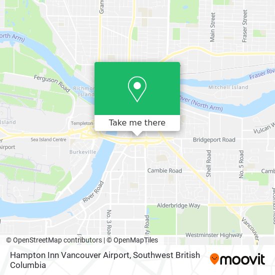 Hampton Inn Vancouver Airport plan