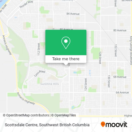 Scottsdale Centre map