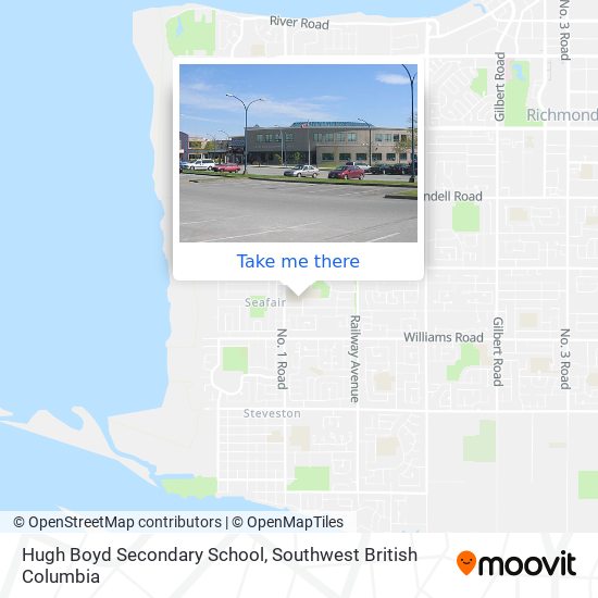 Hugh Boyd Secondary School map