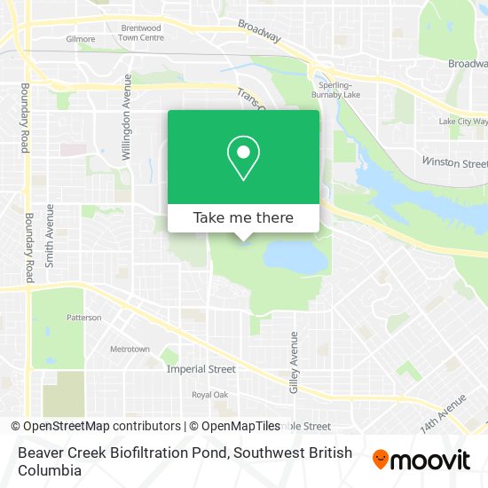 Beaver Creek Biofiltration Pond plan