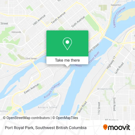Port Royal Park map