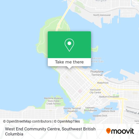 West End Vancouver Map How To Get To West End Community Centre In Vancouver By Bus Or Skytrain?