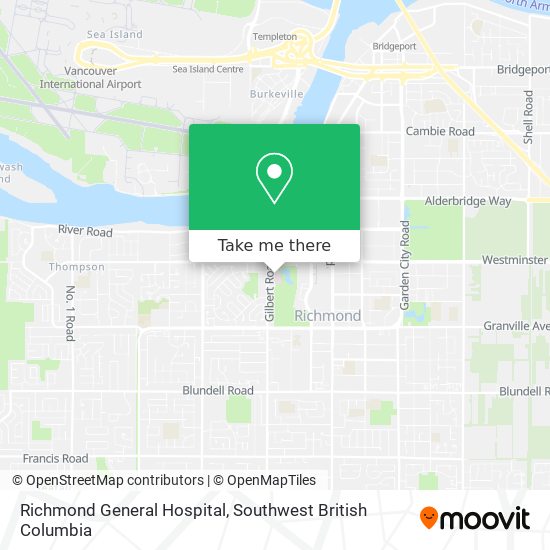 Richmond General Hospital map