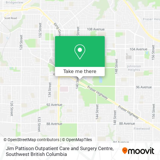 How to get to Jim Pattison Outpatient Care and Surgery Centre in Surrey ...