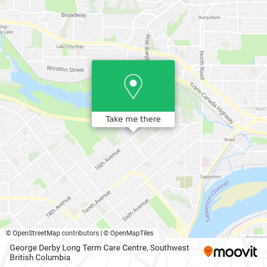 George Derby Long Term Care Centre map