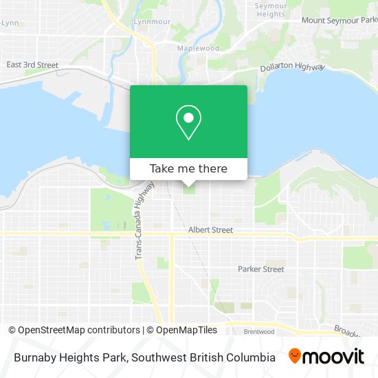 Burnaby Heights Park map