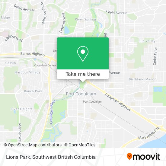 Lions Park map