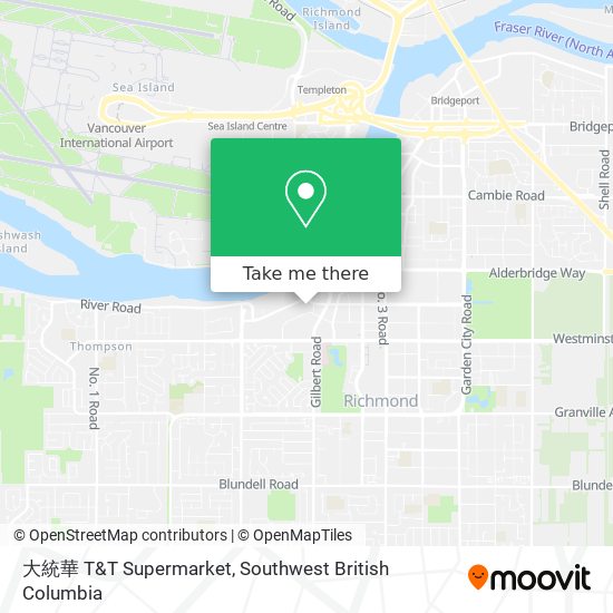 大統華 T&T Supermarket map