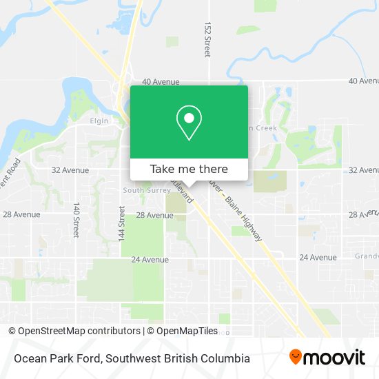 Ocean Park Ford map