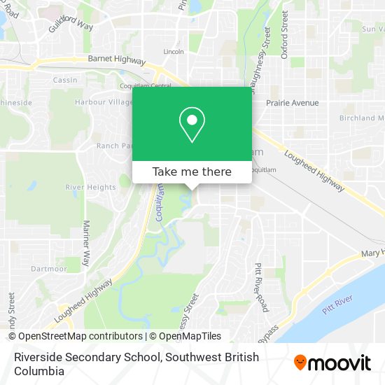 Riverside Secondary School map