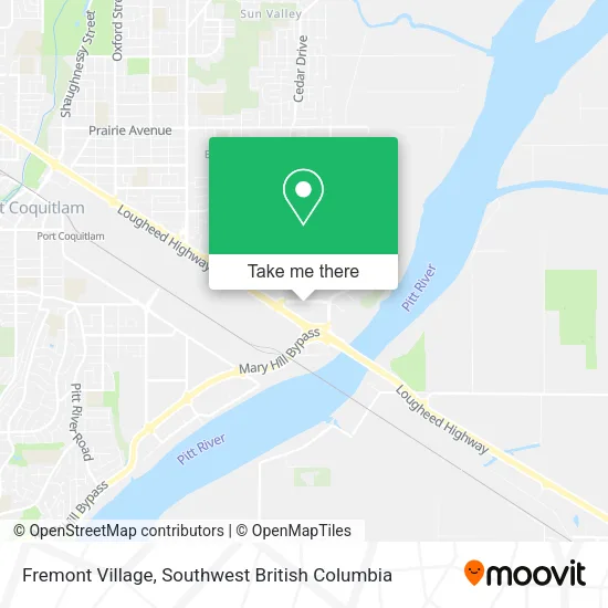 Fremont Village map