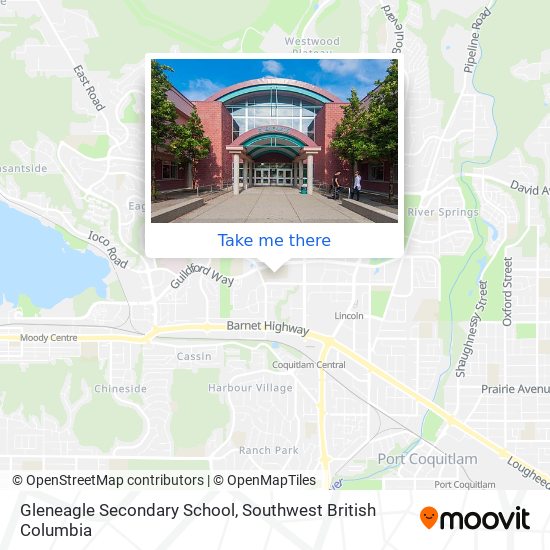 Gleneagle Secondary School map
