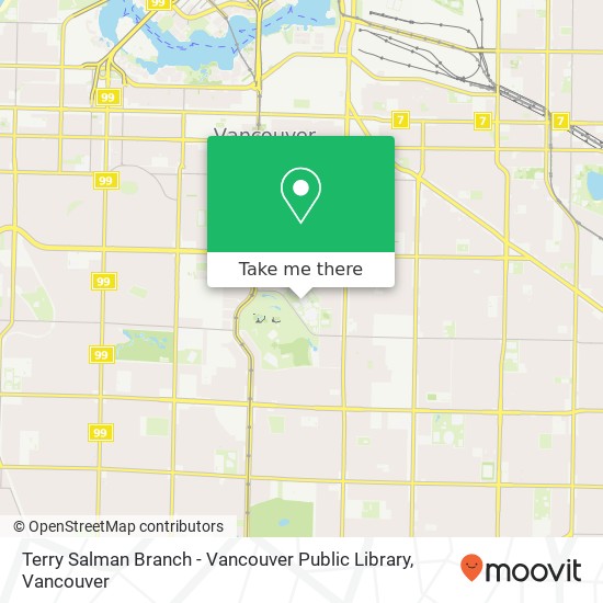Terry Salman Branch - Vancouver Public Library map
