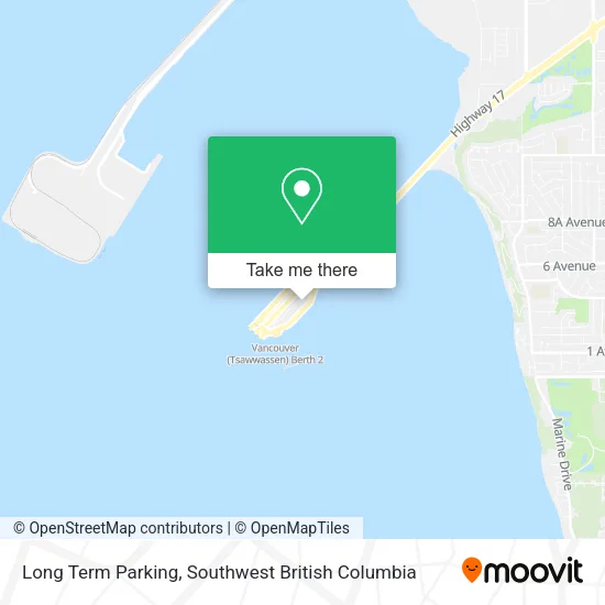 Long Term Parking map