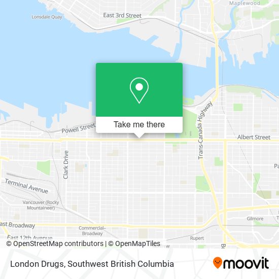 London Drugs map