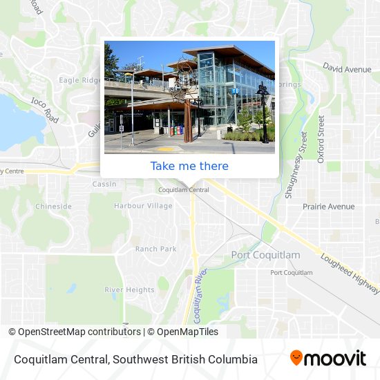 Coquitlam Central map
