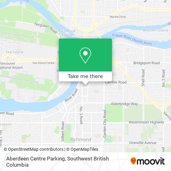 Aberdeen Centre Parking map
