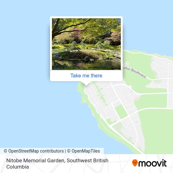 Nitobe Memorial Garden map