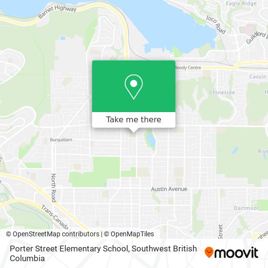 Porter Street Elementary School map