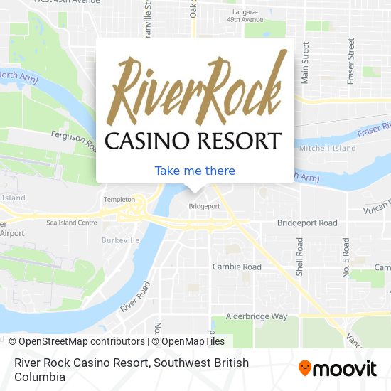 River Rock Casino Resort map